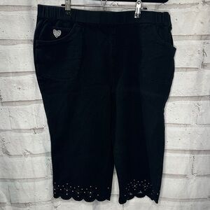 Quacker Factory Black DreamJeannes Capris